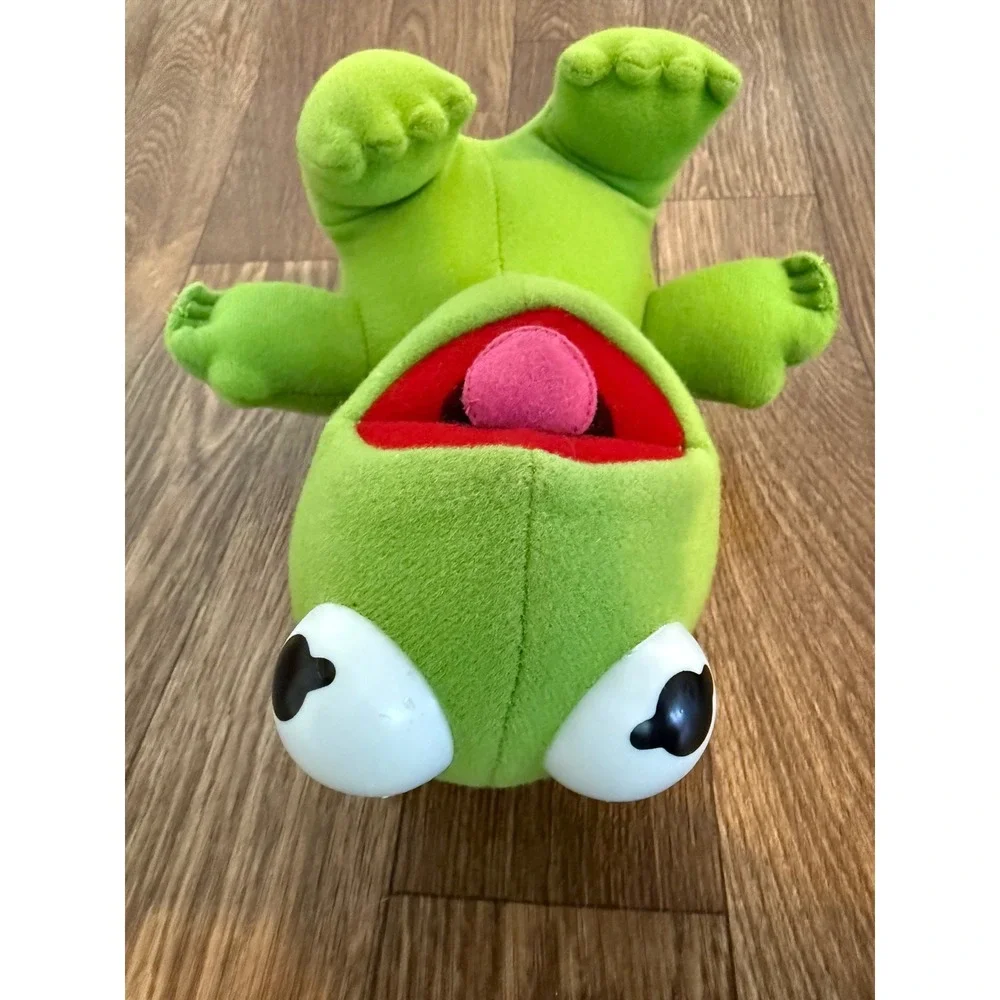 Vintage 1987 Jim Henson Baby Kermit the Frog Plush Muppet Babies 80s Toy Green
